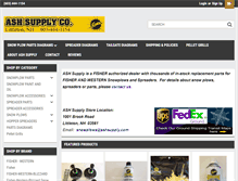 Tablet Screenshot of fishersnowplowparts.com